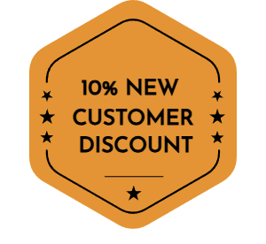 10% New Customer Discount Badge