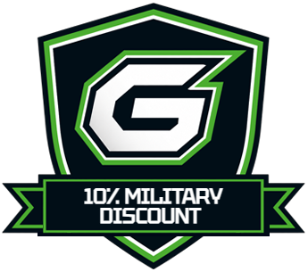 10% Military Discount Badge